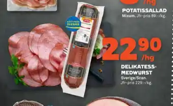 Stora Coop Scan medwurst erbjuda