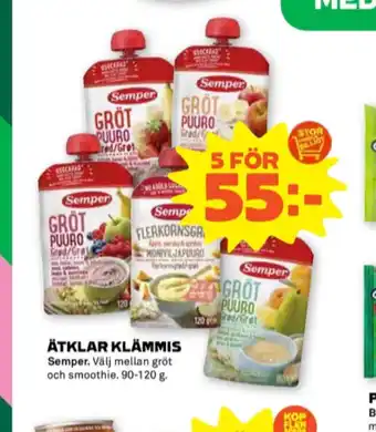 Stora Coop Semper barnmat erbjuda