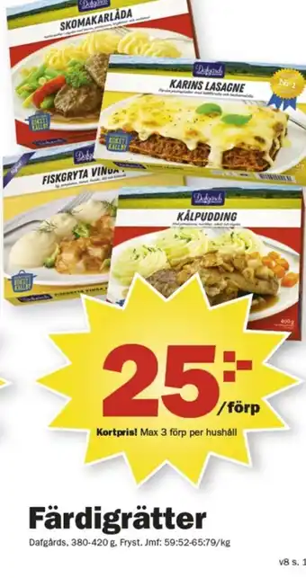 Dafgårds lasagne