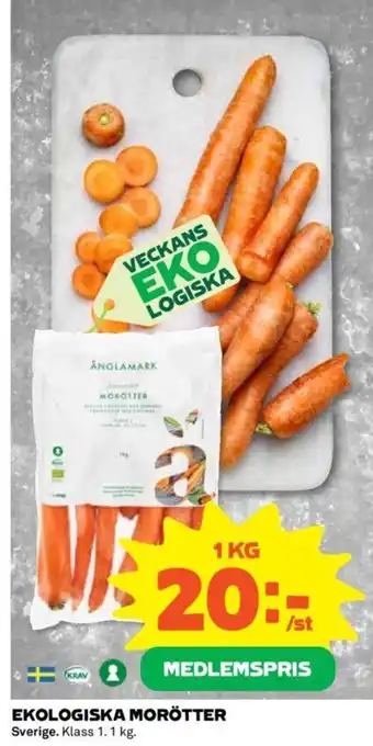 Coop EKOLOGISKA MORÖTTER erbjuda