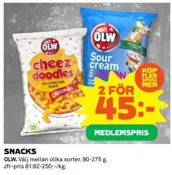 Coop SNACKS erbjuda