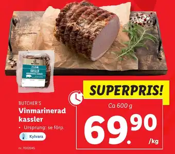Lidl Vinmarinerad kassler erbjuda
