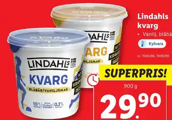 Lidl Lindahls kvarg erbjuda