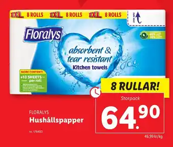 Lidl Hushållspapper erbjuda