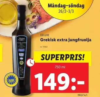 Lidl Grekisk extra jungfruolja erbjuda