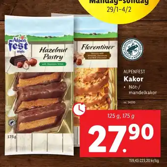 Lidl Kakor erbjuda