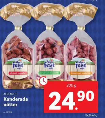 Lidl Kanderade nötter erbjuda