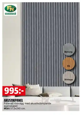 Bauhaus AKUSTIKPANEL erbjuda