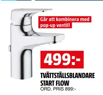 Bauhaus TVÄTTSTÄLLSBLANDARE START FLOW erbjuda