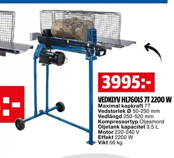 VEDKLYV HL760LS 7T 2200 W
