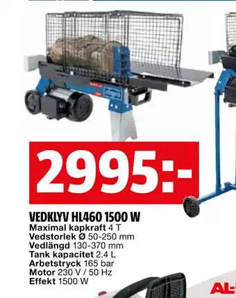 Bauhaus VEDKLYV HL460 1500 W erbjuda