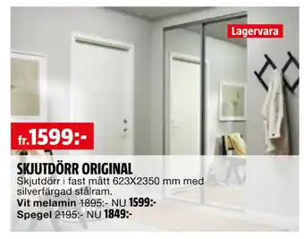 Bauhaus SKJUTDÖRR ORIGINAL erbjuda