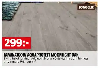 Bauhaus LAMINATGOLV AQUAPROTECT MOONLIGHT OAK erbjuda
