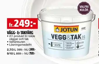 Bauhaus VÄGG- & TAKFÄRG erbjuda