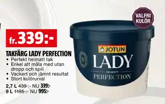 Bauhaus TAKFÄRG LADY PERFECTION erbjuda
