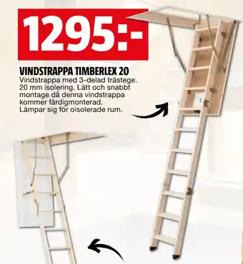 Bauhaus VINDSTRAPPA TIMBERLEX 20 erbjuda