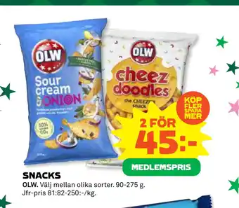 Coop Konsum SNACKS erbjuda