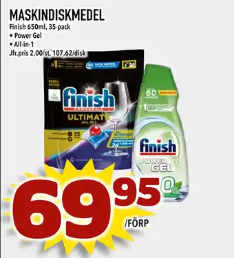 Bonum Matmarknad MASKINDISKMEDEL erbjuda