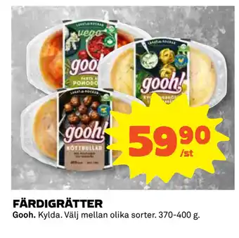 Coop Daglivs FÄRDIGRÄTTER erbjuda