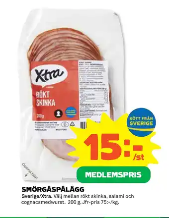 SMÖRGÅSPÅLÄGG