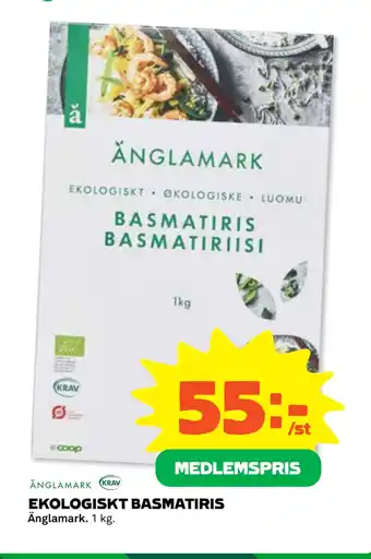 Coop Daglivs EKOLOGISKT BASMATIRIS erbjuda
