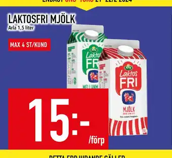 Matdax LAKTOSFRI MJÖLK erbjuda
