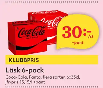 Hemköp Läsk 6-pack erbjuda