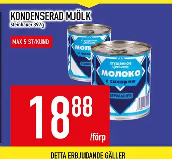 Matdax KONDENSERAD MJÖLK erbjuda