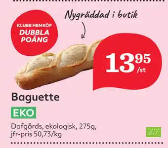 Hemköp Baguette erbjuda