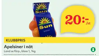 Hemköp Apelsiner i nät erbjuda