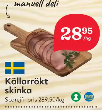 Hemköp Källarrökt skinka erbjuda