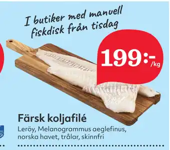 Hemköp Färsk koljafilé erbjuda