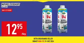 Matdax NATURELL YOGHURT erbjuda