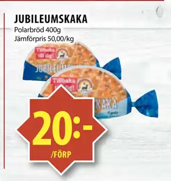 Matvärlden Tensta JUBILEUMSKAKA erbjuda