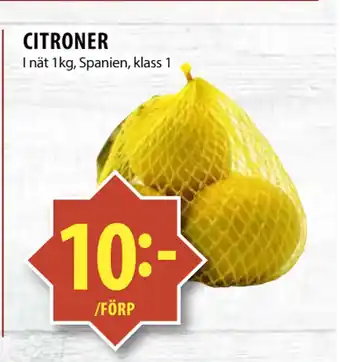 Matvärlden Tensta CITRONER erbjuda