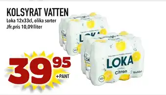 Matdax KOLSYRAT VATTEN erbjuda