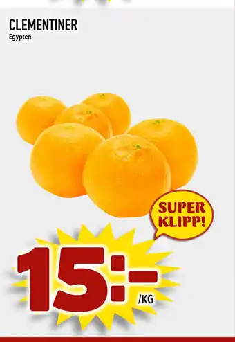 Nya Pulsen CLEMENTINER erbjuda