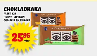 Nelins chokladkaka erbjuda