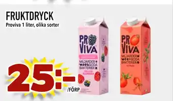 Nya Pulsen FRUKTDRYCK erbjuda