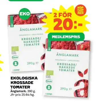 Stora Coop EKOLOGISKA KROSSADE TOMATER erbjuda