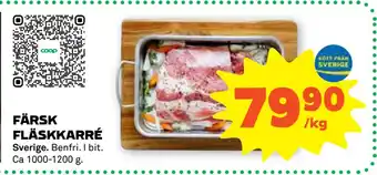 Stora Coop FÄRSK FLÄSKKARRÉ erbjuda