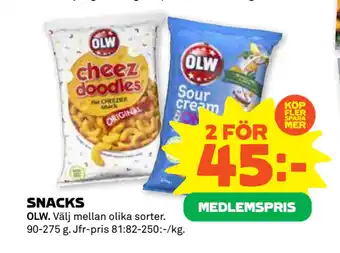 Stora Coop SNACKS erbjuda