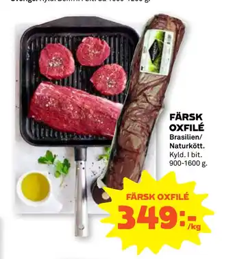 FÄRSK OXFILÉ