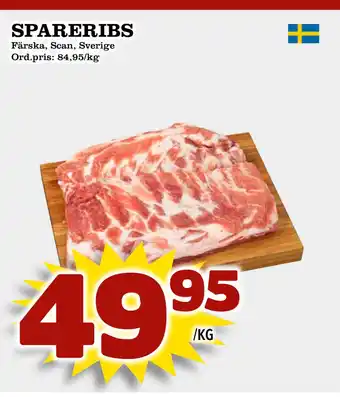 Supergrossen SPARERIBS erbjuda