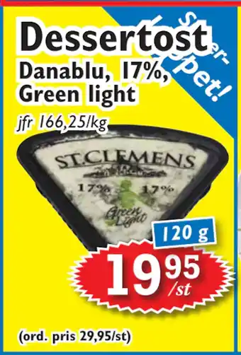 T-jarlen Dessertost erbjuda