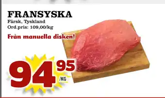Supergrossen FRANSYSKA erbjuda