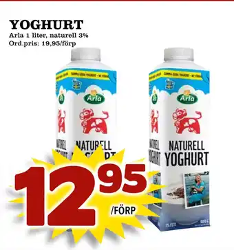 Supergrossen YOGHURT erbjuda