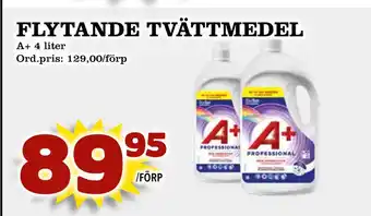 Supergrossen FLYTANDE TVÄTTMEDEL erbjuda