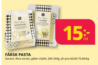 Tempo FÄRSK PASTA erbjuda