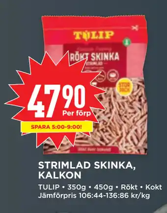 Willys STRIMLAD SKINKA, KALKON erbjuda